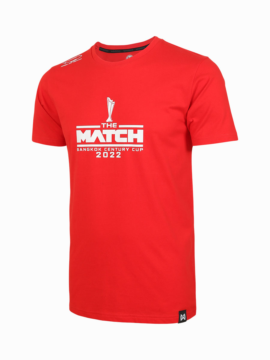 WARRIX TEE SHIRT COTTON THE MATCH (MUTD)-Red