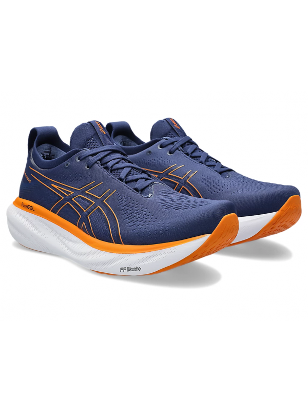 Asics Running Shoes Gel-Nimbus 25 Deep Ocean/Bright Orange