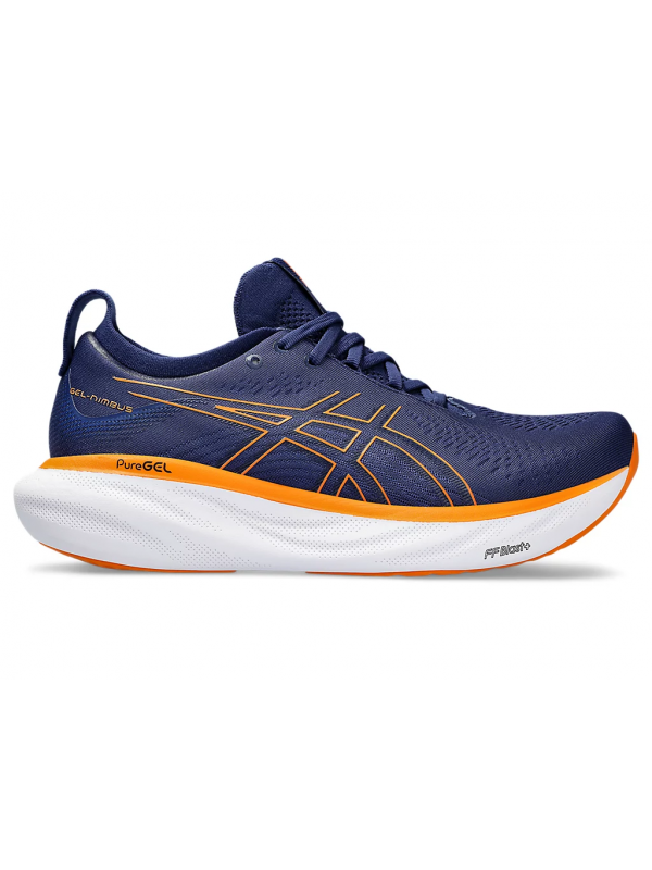 Asics Running Shoes Gel-Nimbus 25 Deep Ocean/Bright Orange