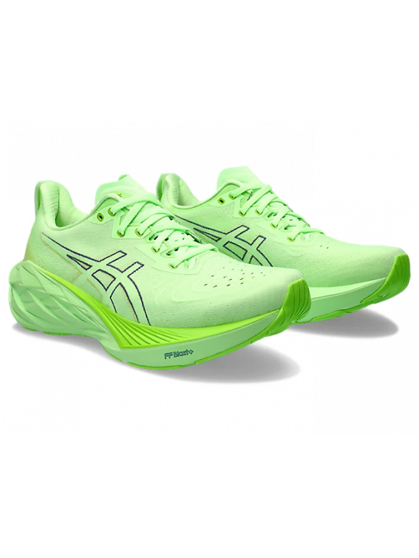 Asics Running Shoes Novablast 4 Illumate Green/Lime Bust