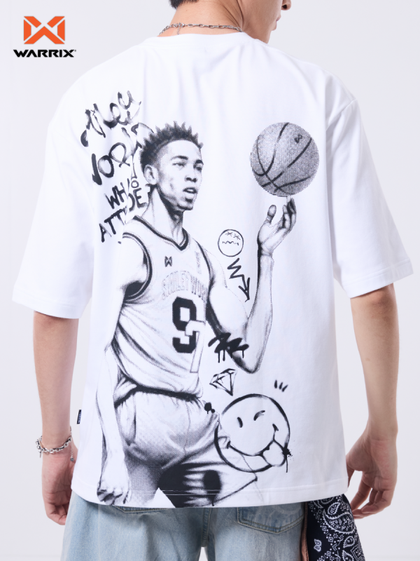 Warrix | SmileyWorld Oversized Grafiti White