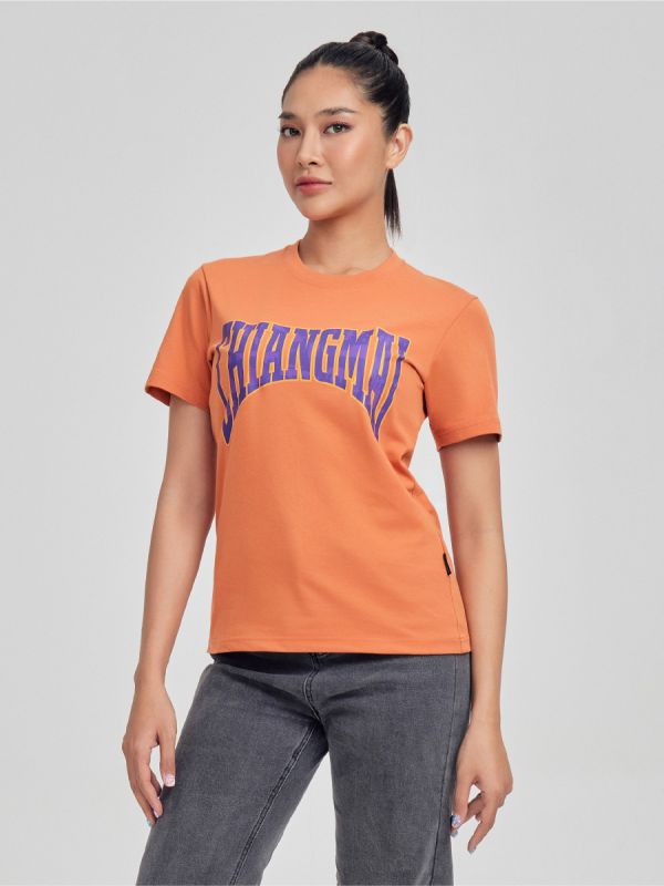 WARRIX CHIANGMAI CITY TEE COLLECTION MESH NORMAL FIT T-SHIRT