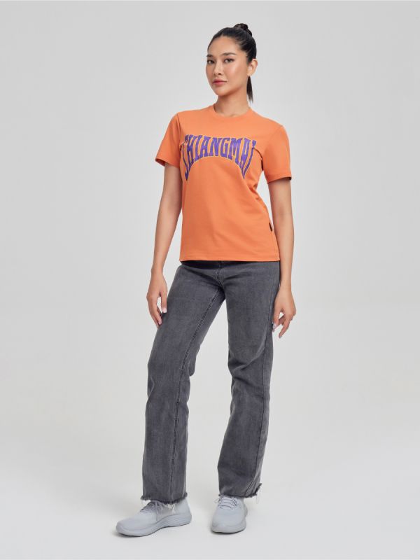 WARRIX CHIANGMAI CITY TEE COLLECTION MESH NORMAL FIT T-SHIRT