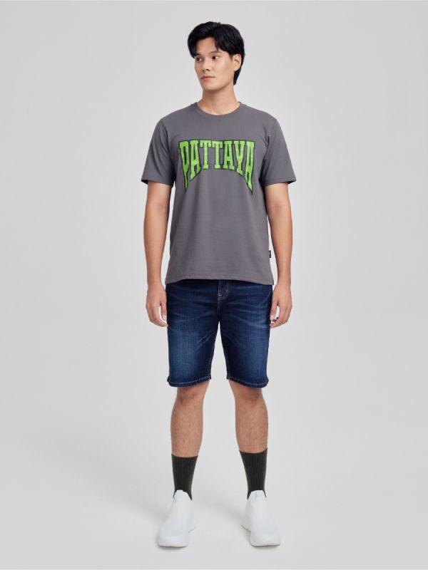 WARRIX PATTAYA CITY TEE COLLECTION MESH NORMAL FIT T-SHIRT