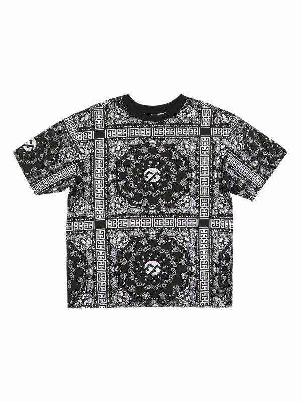 FAT & FURIOUS PAISLEY  T-SHIRT