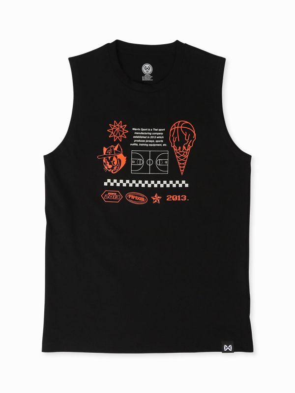 Tank Top warrix Jump Alley oop Black