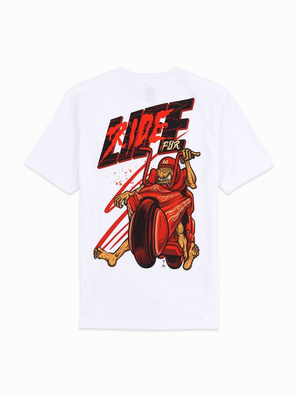 WARRIX x Mr.Pinman - Life for Ride - White