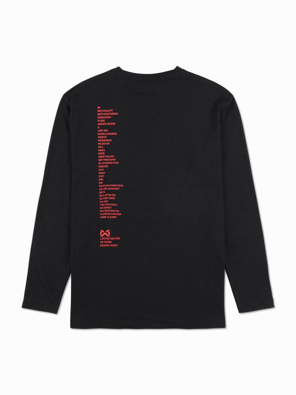 Warrix T-Shirt Comba Cool (Long Sleeve) Bakery Music รุ่น Bakery