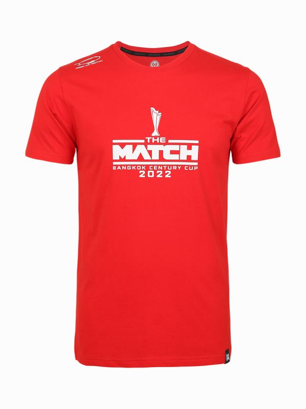 WARRIX TEE SHIRT COTTON THE MATCH (MUTD)-Red