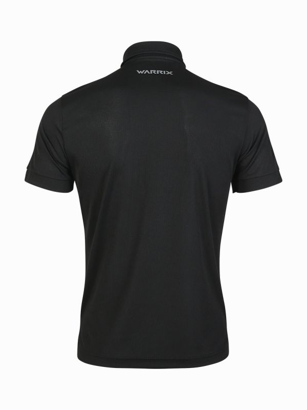 Warrix Vaffle Polo Shirt - Black