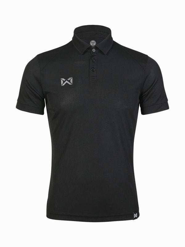 Warrix Vaffle Polo Shirt - Black