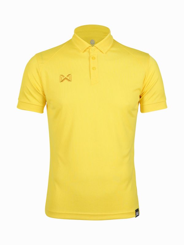 Warrix Vaffle Polo Shirt - Yellow