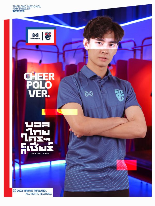 Warrix Thailand National Team Kit 2022/23 - Cheer Polo