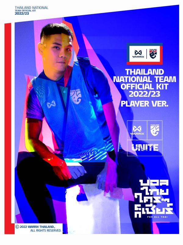 Warrix Thailand National Team Kit 2022/23 - Player