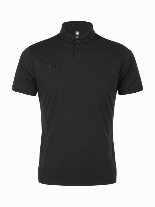 Warrix Pin Polo Shirt - Black