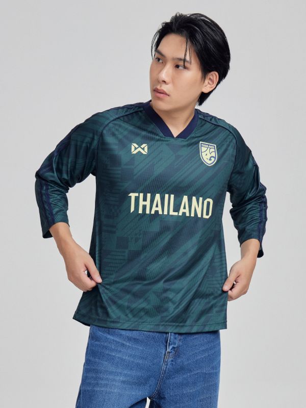 Warrix Thailand Lifestyle Oversize Jersey 2023/24 - Forest Green - Long Sleeve