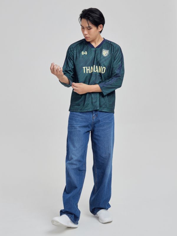 Warrix Thailand Lifestyle Oversize Jersey 2023/24 - Forest Green - Long Sleeve