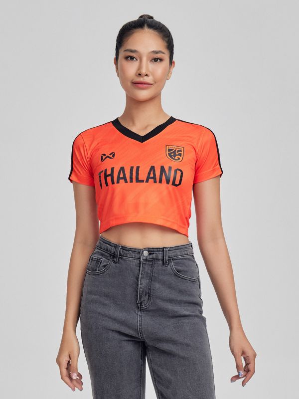 Warrix Thailand Lifestyle Oversize Jersey 2023/24 - Solar Orange - Crop Top