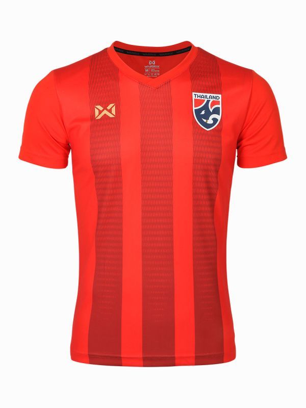 WARRIX V NECK STRIPED CHANGSUEK JERSEY-Red