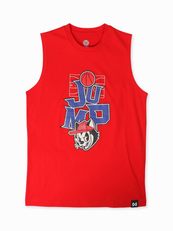 Tank Top AC Jump Alley oop Red
