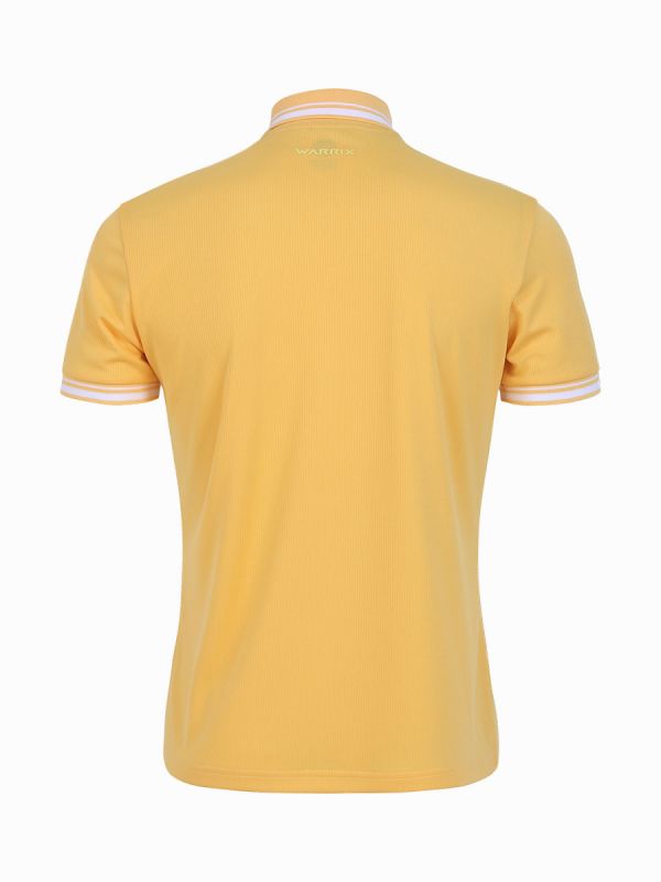 Warrix Tipping Polo Shirt - Yellow
