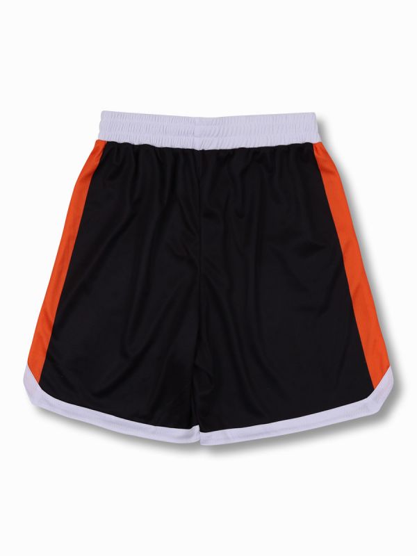 Warrix Basket Boy Captain Shorts- BLACK LYCANS