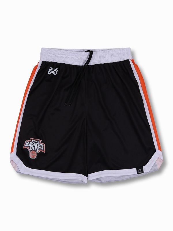Warrix Basket Boy Captain Shorts- BLACK LYCANS