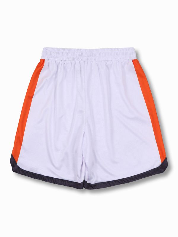 Warrix Basket Boy Captain Shorts- WHITE CAPYBOEROE