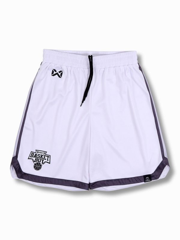 Warrix Basket Boy Match Shorts-WHITE CAPYBOEROE