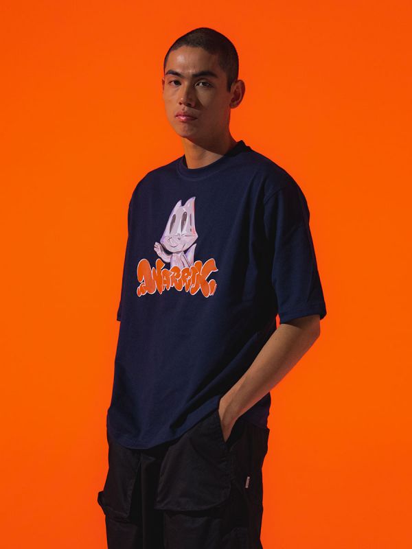 WARRIX 2023 URBAN ART OVER SIZE T-SHIRT CHEESE