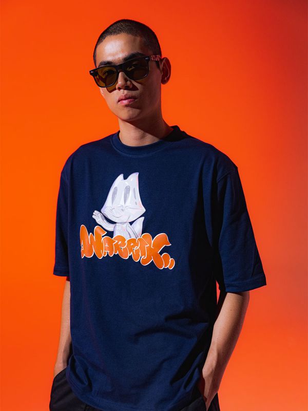WARRIX 2023 URBAN ART OVER SIZE T-SHIRT CHEESE