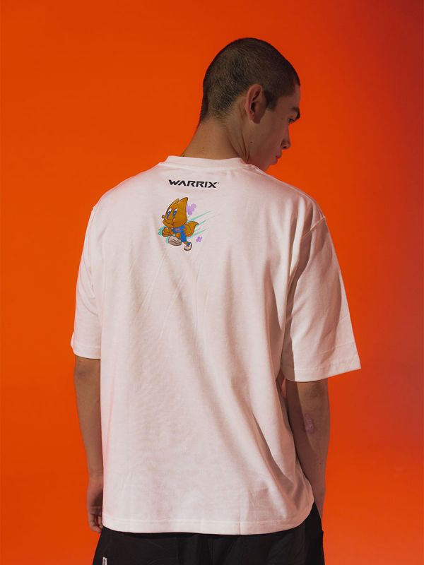 WARRIX 2023 URBAN ART OVER SIZE T-SHIRT CHEESE