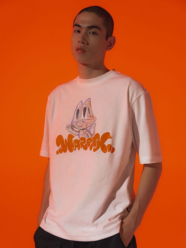 WARRIX 2023 URBAN ART OVER SIZE T-SHIRT CHEESE