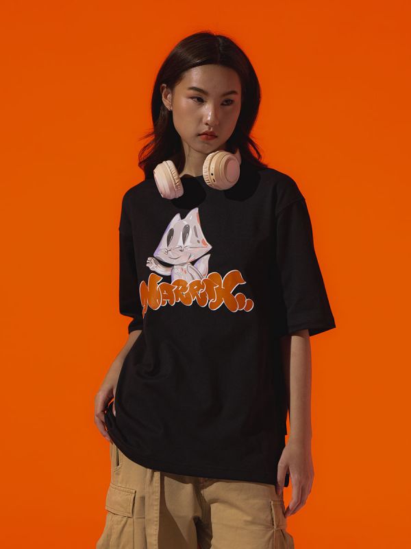 WARRIX 2023 URBAN ART OVER SIZE T-SHIRT CHEESE