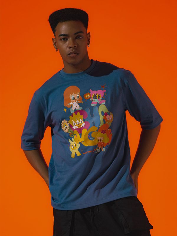 WARRIX 2023 URBAN ART OVER SIZE T-SHIRT KRATAI DUDU
