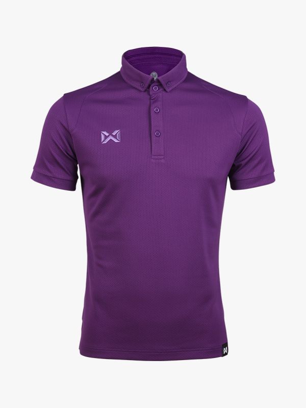Warrix Bubble Polo Shirt - Violet