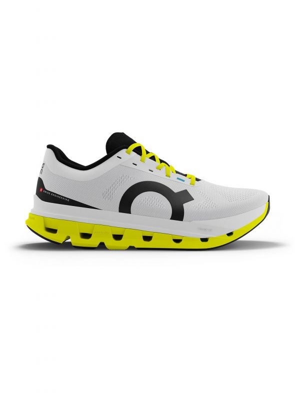 On Running Shoes Cloudflow 5 White | Lime