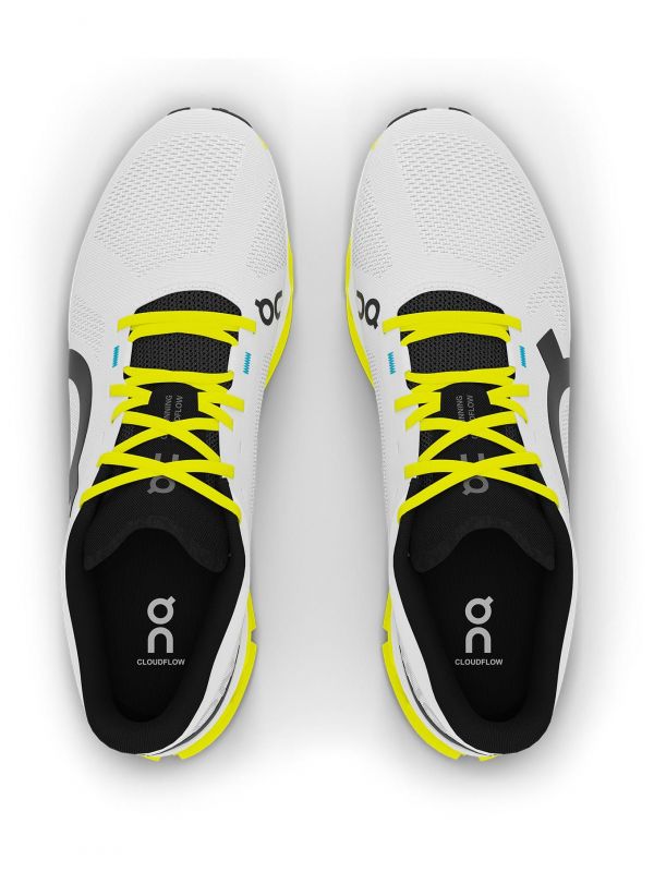 On Running Shoes Cloudflow 5 White | Lime