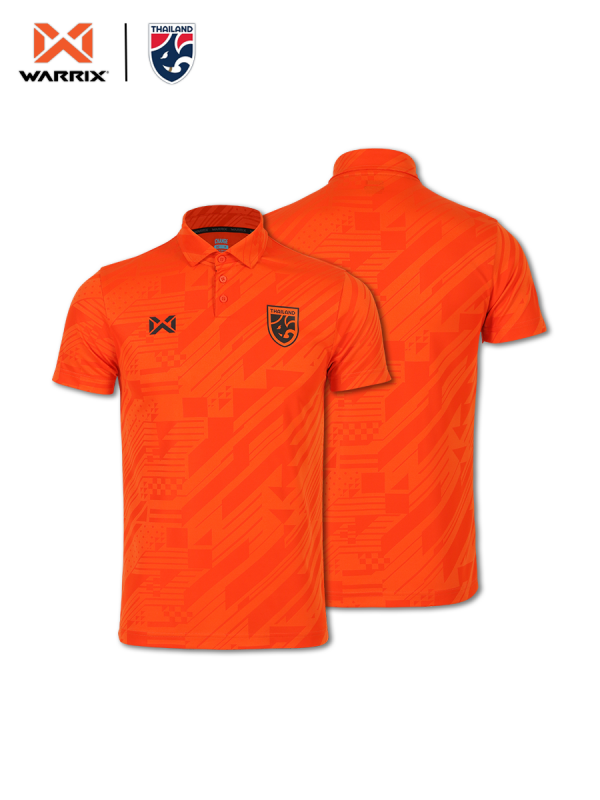 Warrix Thailand National Team Kit 2023/24 - Third Jersey - Cheer Polo - Orange