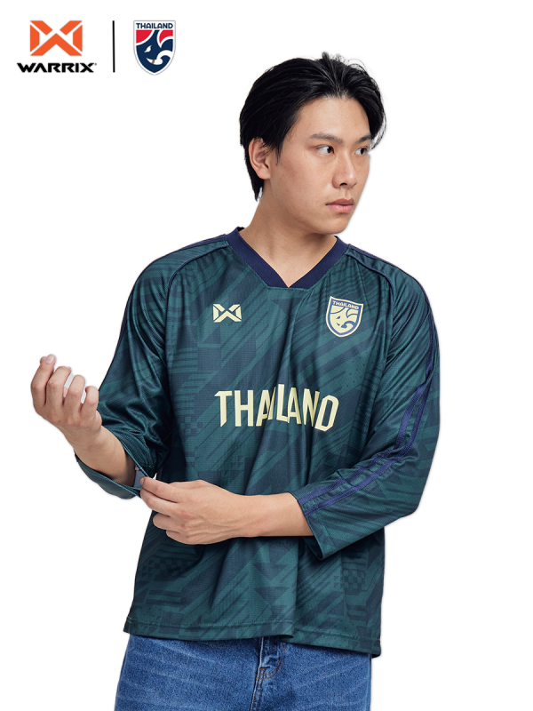 Warrix Thailand Lifestyle Oversize Jersey 2023/24 - Forest Green - Long Sleeve