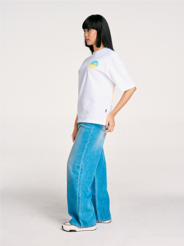 Warrix | SmileyWorld Oversized T-shirt - White