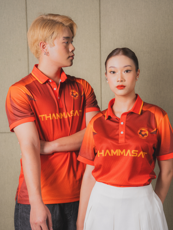 เสื้อเชียร์งานฟุตบอลสานสัมพันธ์ จุฬาฯ ธรรมศาสตร์ ปี 2567 - GOLDEN SEED POLO SHIRT
