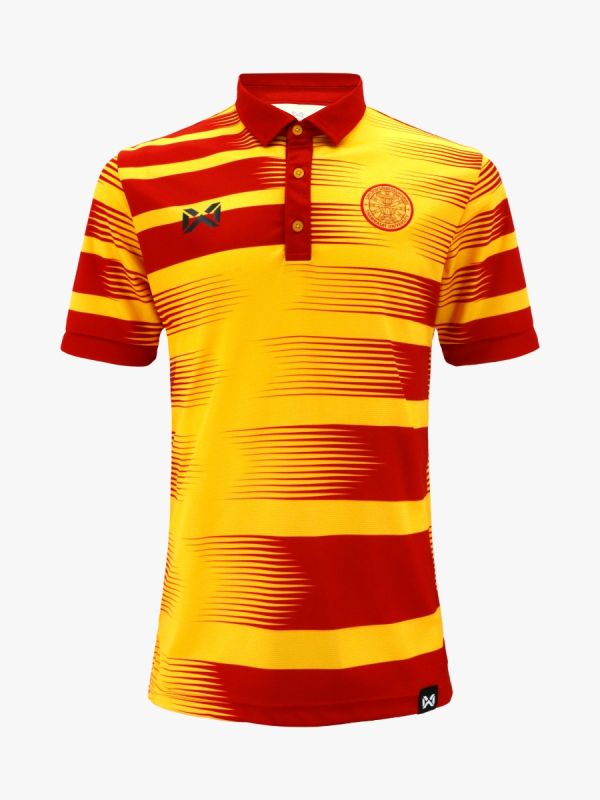 เสื้อPOLO ธรรมศาสตร์ -TU73 ริ้วเหลืองแดง-ปกแดง WA-19TU53M-YR เสื้อPolo ธรรมศาสตร์ -Tu73 ริ้วเหลืองแดง-ปกแดง Wa-19Tu53M-Yr