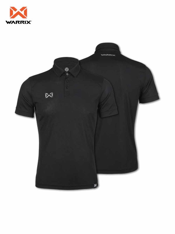 Warrix Vaffle Polo Shirt - Black