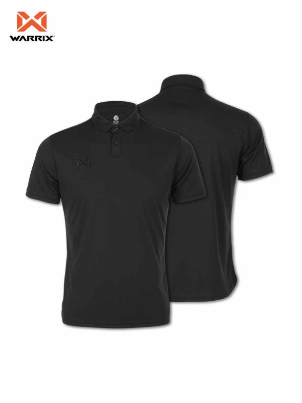 Warrix Pin Polo Shirt - Black