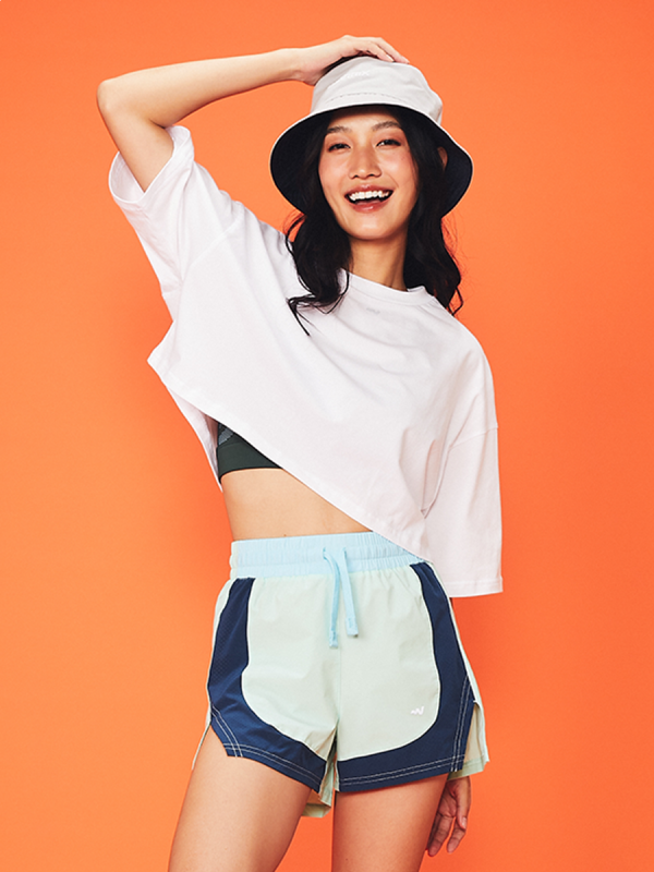 Warrix X Bunka Oversize Crop Top Move with Love