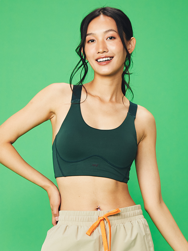Warrix X Bunka Logo strap Support Bra