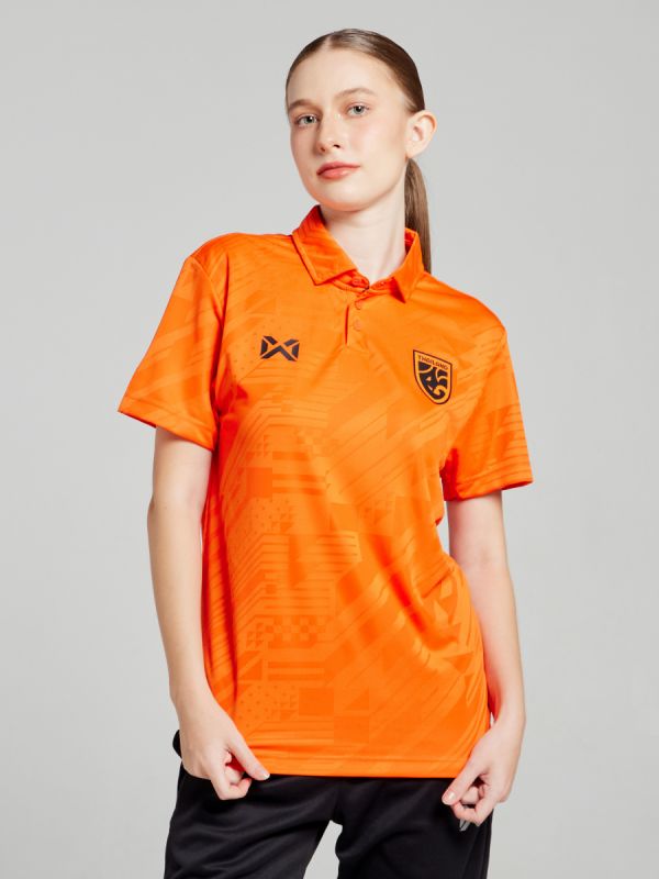 Warrix Thailand National Team Kit 2023/24 - Third Jersey - Cheer Polo - Orange
