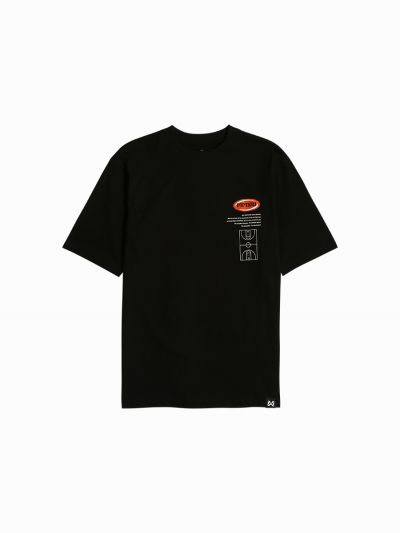 T-Shirt Oversize warrix Jump Fast Break Black