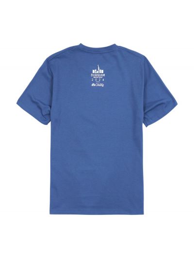 Warrix Buriram Marathon 2024 Edition Comba+ Cool  T-Shirt -Blue